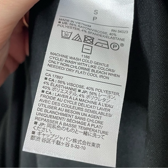 Banana Republic One Shoulder Ruffle Knit Midi Dress Black NWT - Picture 7 of 8